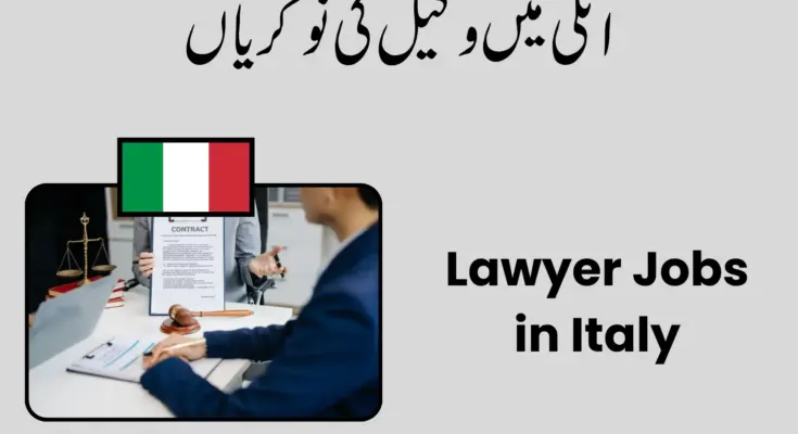 Lawyer Jobs in Italy 2026